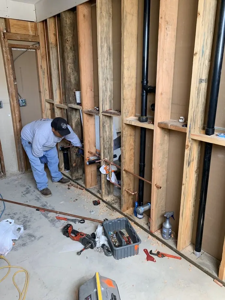 Commercial rough-in plumbing for Water Heater Replacement in Crown Heights
